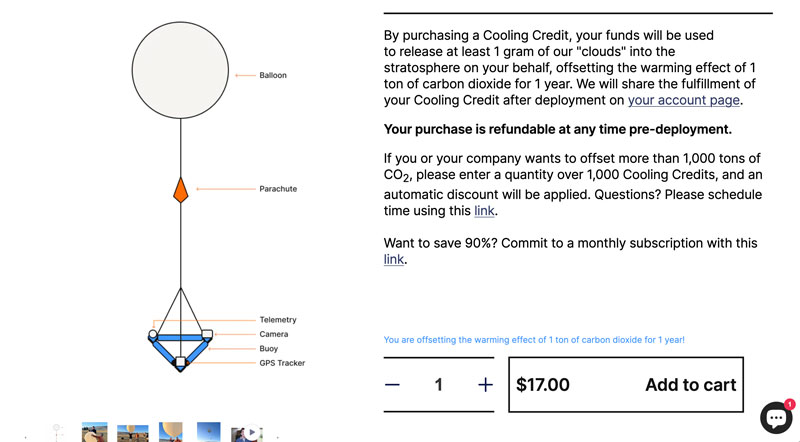 Make Sunsets website screen capture